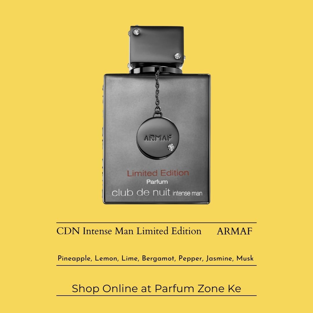 Club De Nuit Intense Man Limited Edition Parfum with Cufflinks by ARMAF – Available in Kenya at Parfum Zone KE, authorised perfume dealer in Nairobi & Mombasa. Luxury long-lasting men’s fragrance.