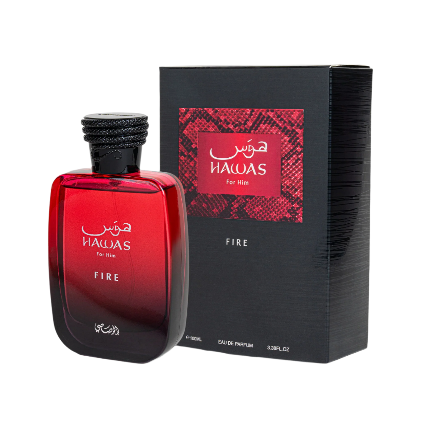 Hawas Fire cologne bottle – bold Arabic fragrance for men in Kenya