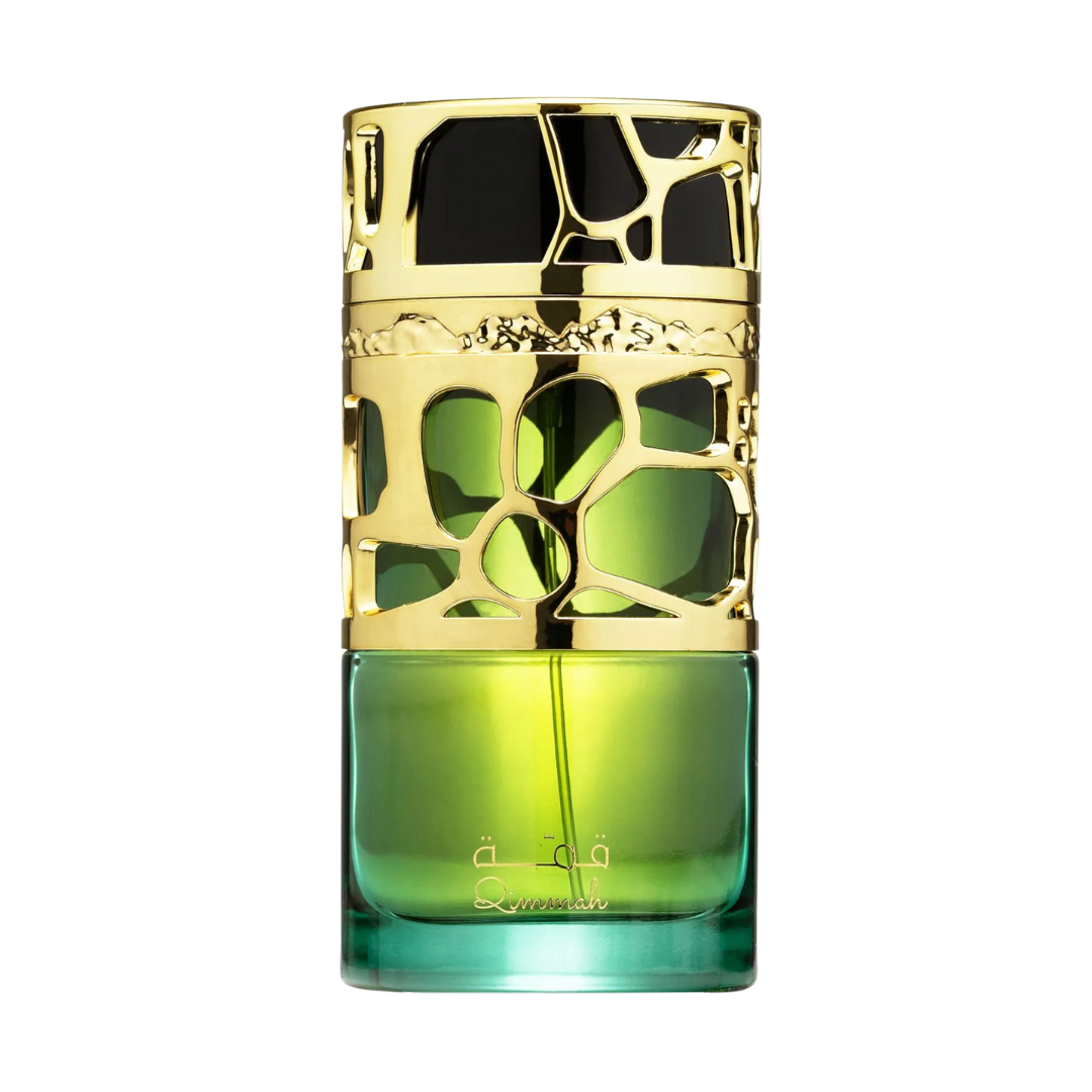 <img src="qimmah-women-by-lattafa.jpg" alt="Qimmah for Women by Lattafa – 100ml Eau de Parfum with sweet almond, jasmine, vanilla and coffee notes in sleek black bottle inspired by Good Girl" />