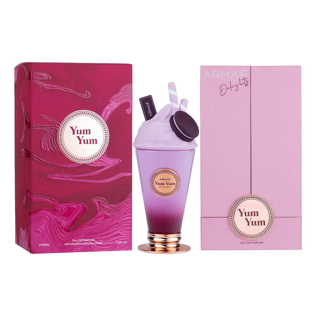 Delights Yum Yum Eau de Parfum by ARMAF – Available in Kenya at Parfum Zone KE, authorised perfume dealer in Nairobi & Mombasa. Sweet, fruity, candy-inspired women’s fragrance.