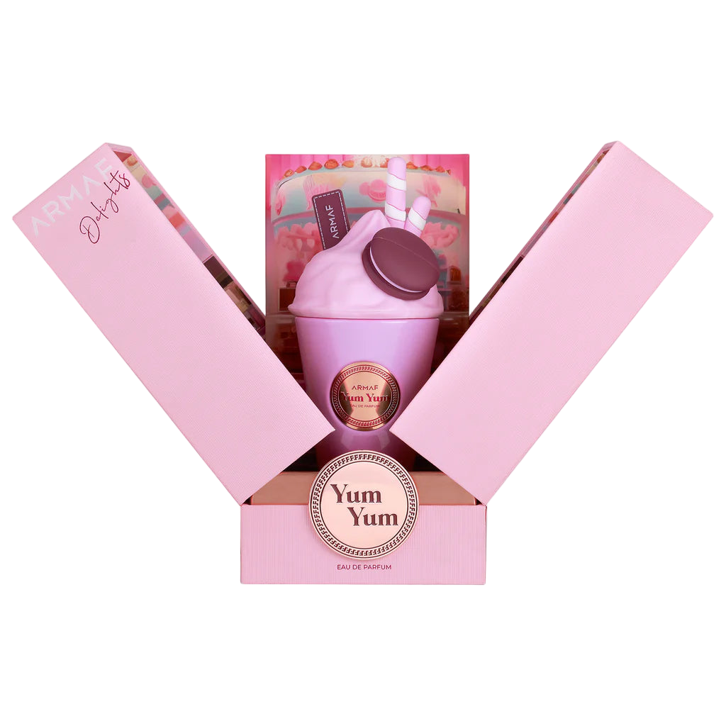 Delights Yum Yum Eau de Parfum by ARMAF – Available in Kenya at Parfum Zone KE, authorised perfume dealer in Nairobi & Mombasa. Sweet, fruity, candy-inspired women’s fragrance.