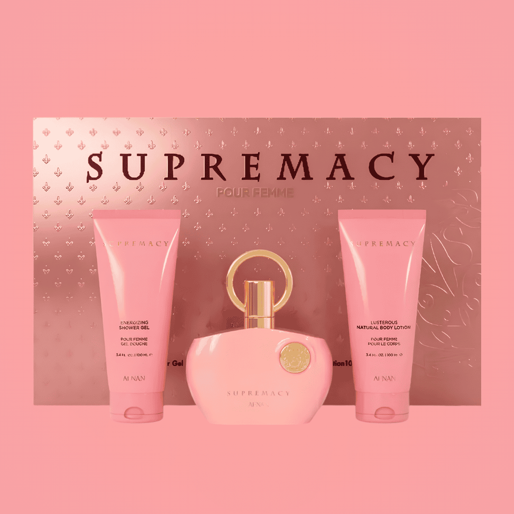 Gift Set Supremacy Pink Pour Femme by Afnan Perfumes 100ml – Floral Rose Fragrance for Women | Best Price in Kenya