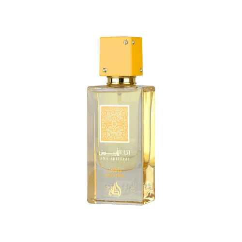 Ana Abiyedh Passion Perfume by Lattafa a fruity  tropical scent perfume bottle front side