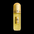 French Tobacco perfume 100ml gold bottle with ribbed cap on black background