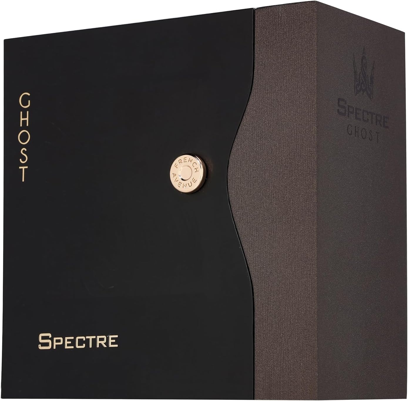 Spectre Ghost packaging with black and brown design