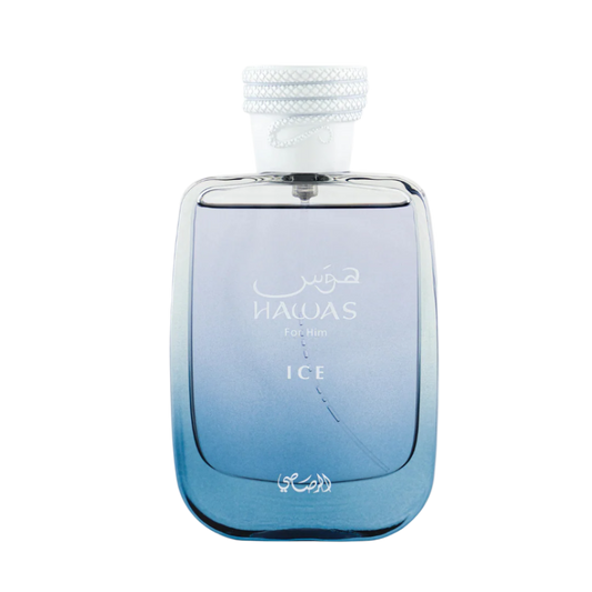 Hawas Ice packaging – refreshing and bold cologne from UAE