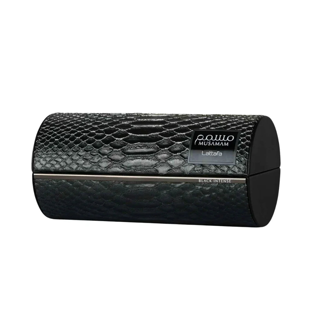 cylindrical packaging for musammam perfume