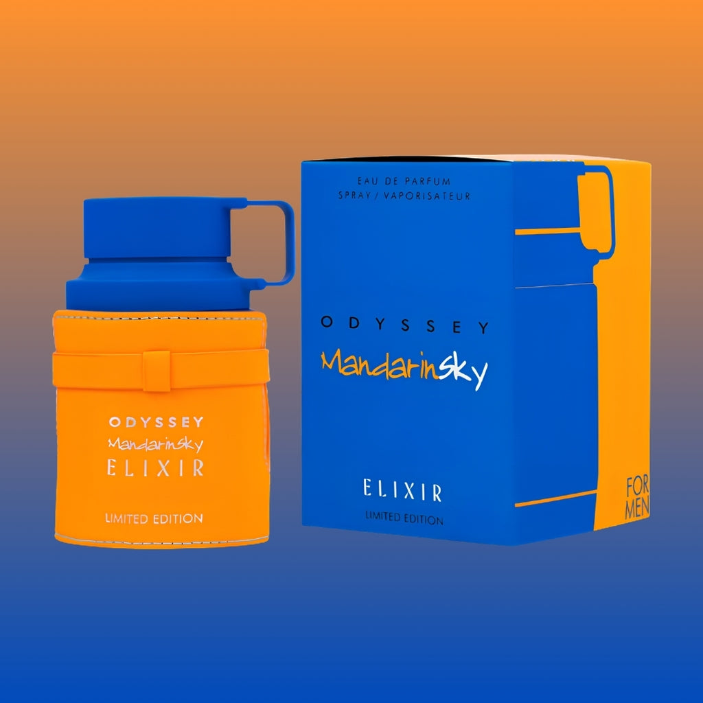Odyssey Mandarin Sky Elixir by Armaf 100ml – Fresh Citrus Caramel Eau de Parfum | Best Price in Kenya