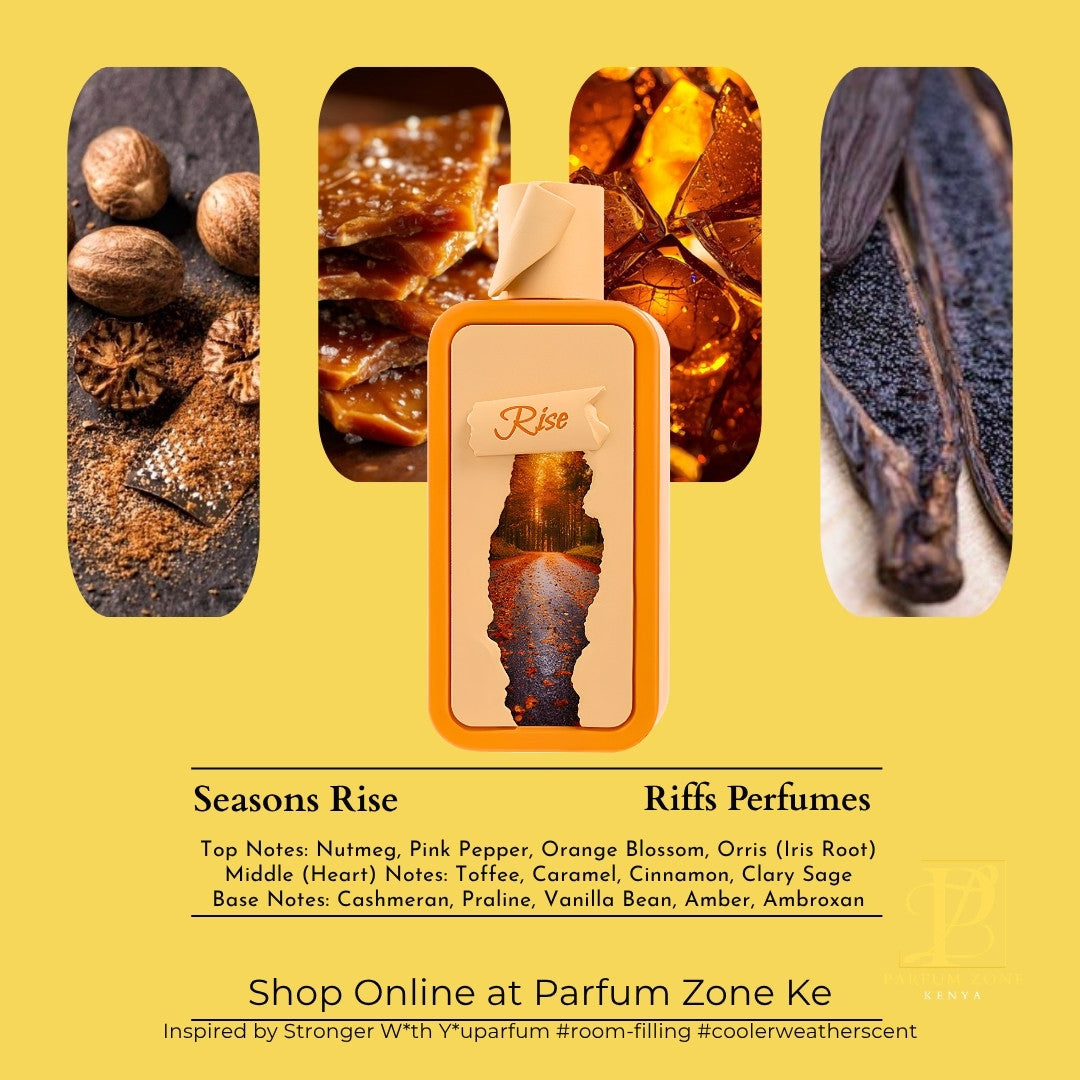 Seasons Rise by Riffs Perfumes – Warm Spicy Amber Fragrance | Best Price in Kenya