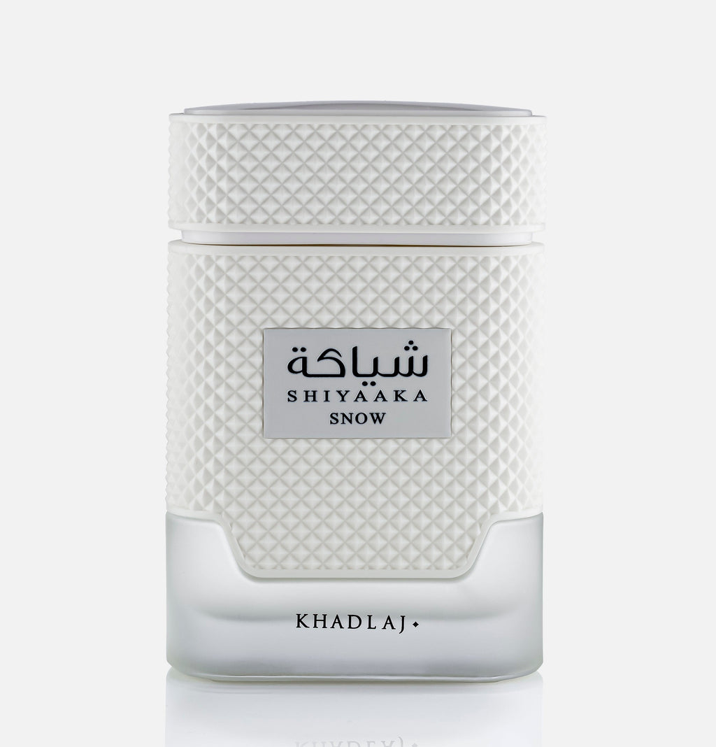 Shiyaaka Snow by Khadlaj Perfumes 100ml – Fresh Citrus Vetiver Fragrance for Men | Best Price in Kenya