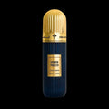 Spanish Tobacco perfume bottle 100ml with gold accents on a black background
