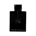 Club de Nuit Intense Man Eau de Toilette 105ml black perfume bottle on black background