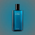 Davidoff Cool Water eau de toilette bottle on a gradient blue background