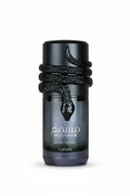 Musamam Black Intense by Lattafa - bottle with snake detail