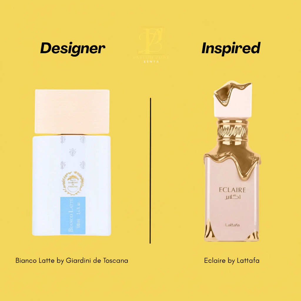 Bianco Latte by Giardini de Toscana vs Eclaire by Lattafa - Designer Inspired Dupe