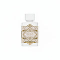 Lattafa Badee Al Oud Honor & Glory luxury perfume bottle with gold geometric design