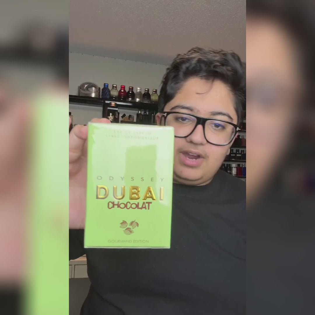 Load video: A detailed review of Armaf Odyssey Dubai Chocolat from perfume reviewer cologne boy